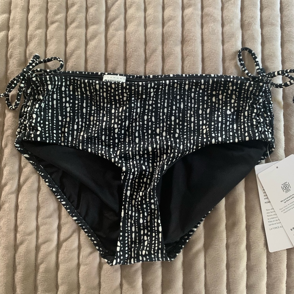 Athlete Cinch Side Full Bikini Bottom NWT